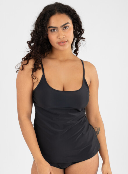 Tank tera evasé Negro