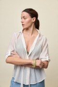 CAMISA MORNING Negro/Blanco