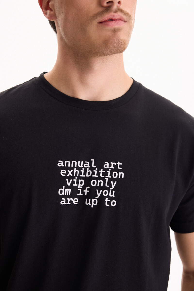 Remera Inked Negro