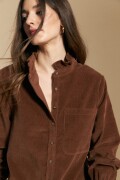 CAMISA MELLENY Marrón Corteza