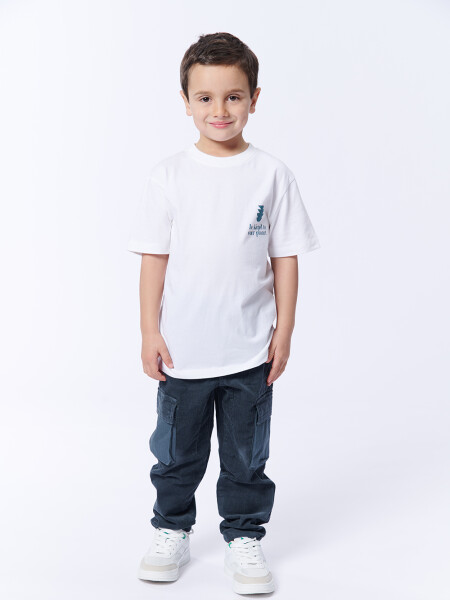 Remera estampa Be Kind Blanco