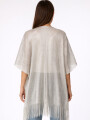 Poncho Belen Gris