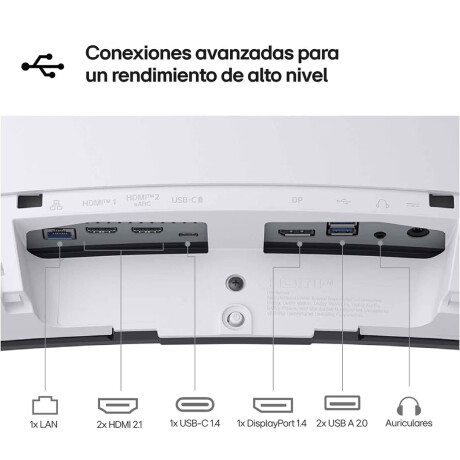 Monitor Gaming LG OLED UltraGear™ Curvo 34" UWQHD 21:9 34GX90SA-W Monitor Gaming LG OLED UltraGear™ Curvo 34" UWQHD 21:9 34GX90SA-W