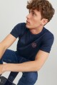 Polera Shark Mini Logo Navy Blazer