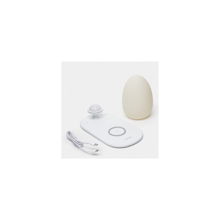 LAMPARA DE ESCRITORIO CON CARGA RAPIDA INALAMBRICA 15W Blanco