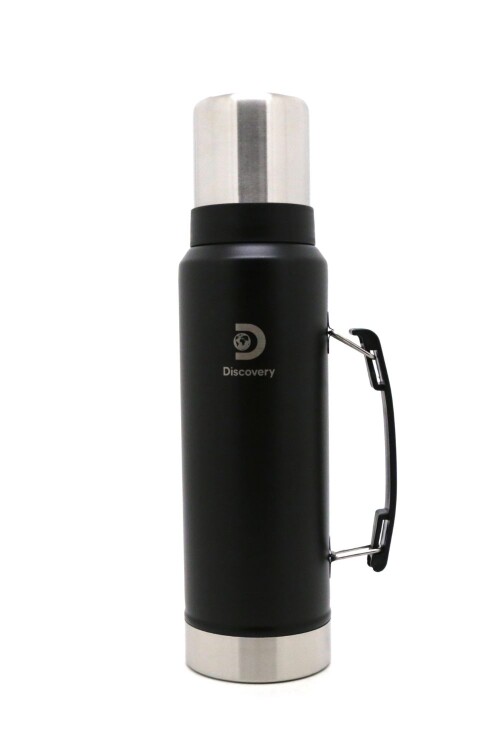 Termo doble acero 1.3L Negro