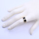 Anillo oro 18K con brillantes y zafiros Anillo oro 18K con brillantes y zafiros