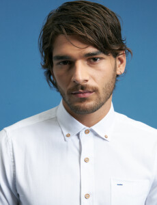 012487 CAMISA HARRINGTON LABEL Blanco