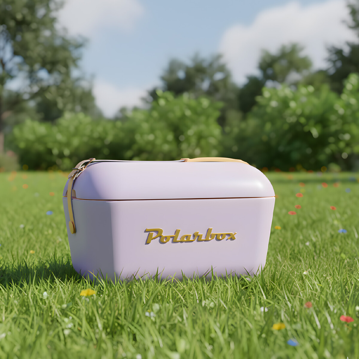 Conservadora Hielera Vintage 20L Litros Latas Hielo Polarbox - Color Lila 