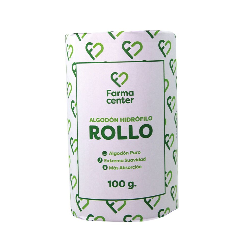 FARMACENTER ALGODON ROLLO UNID. X 100 GR única