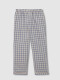 Pijama De Cuadro Vichy Gris Azulado