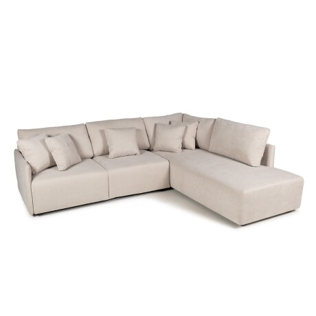 Rinconera Modulare - Tela Microfibra - Chaise derecho AA-10 (Beige)