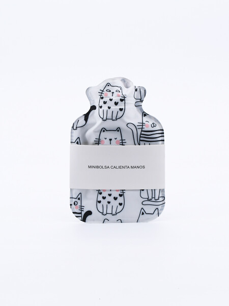 BOLSA CALIENTA MANOS GATO LOVE ESTAMPADO 1