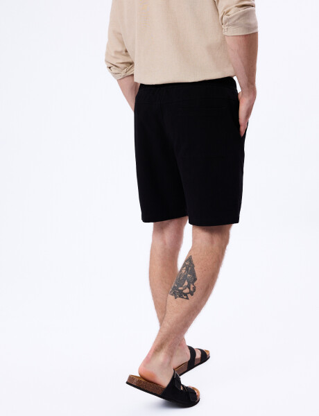 Short lino negro