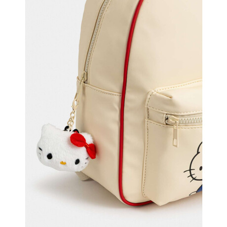 Mochila Print ''hello Kitty'' Blanco Crudo