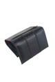 Billetera Dama Compacta con Perforaciones Negro