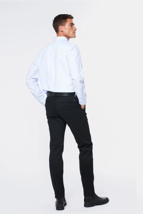 PANTALÓN CLÁSICO - Negro - Gabardina PANTALÓN CLÁSICO - Negro - Gabardina