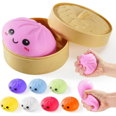 Squishy Bun Dumplings Rainmbow Mistery Varios Modelos 001