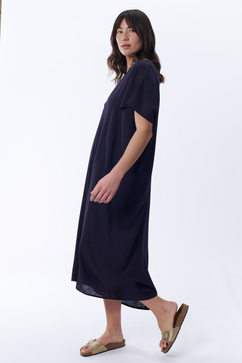 Vestido oversize Azul Marino