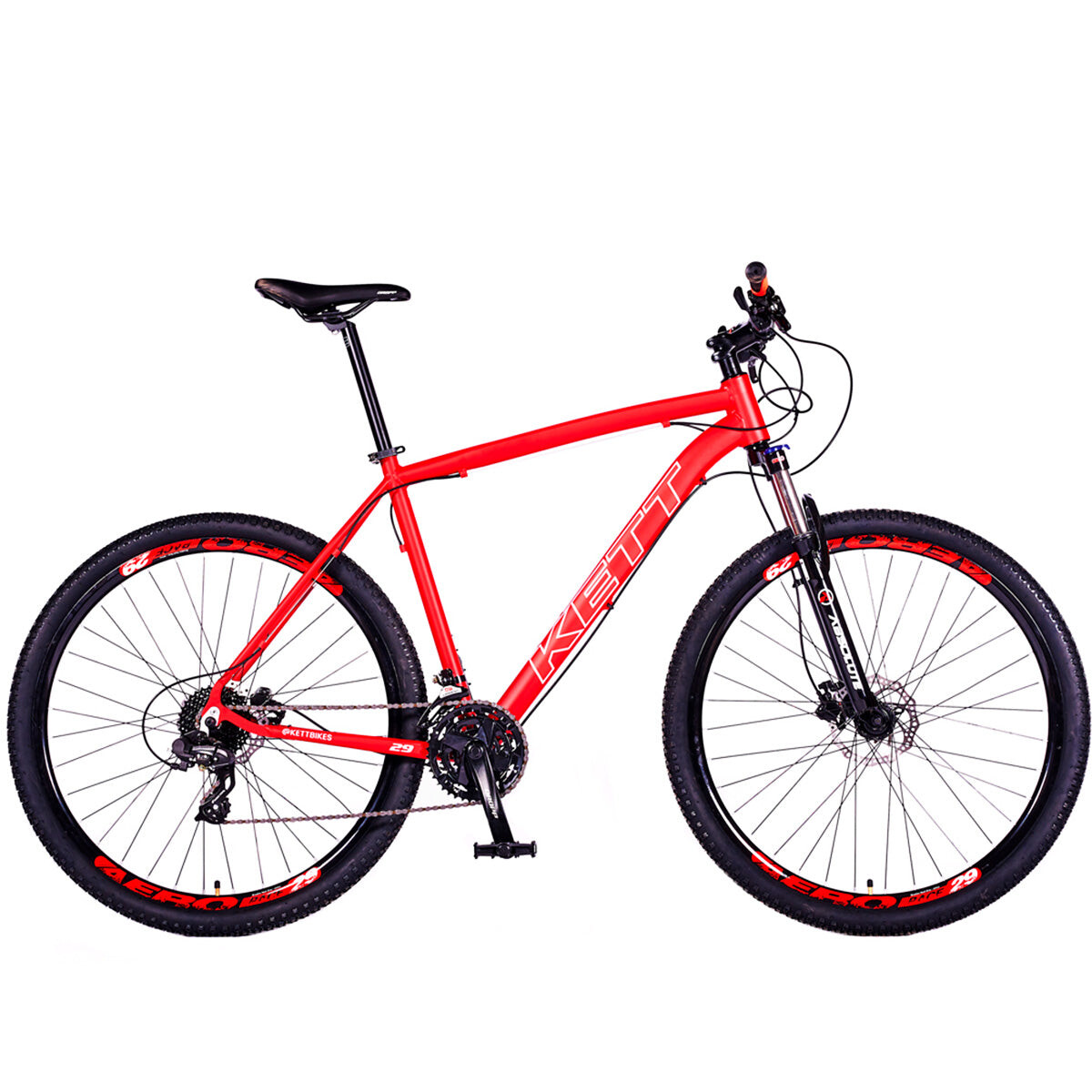 Bicicleta Z4-X Montaña Rod 29 Frenos Disco 24 Cambio - Rojo 