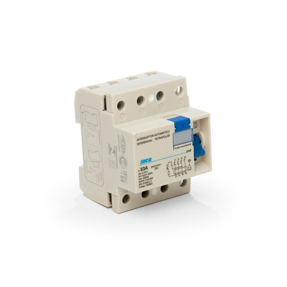 Llave diferencial din 4P 63A 30mA SK2563