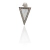 Dije Colgante Triángulo-Plata 925-Nacar-CP4200 conpiedra