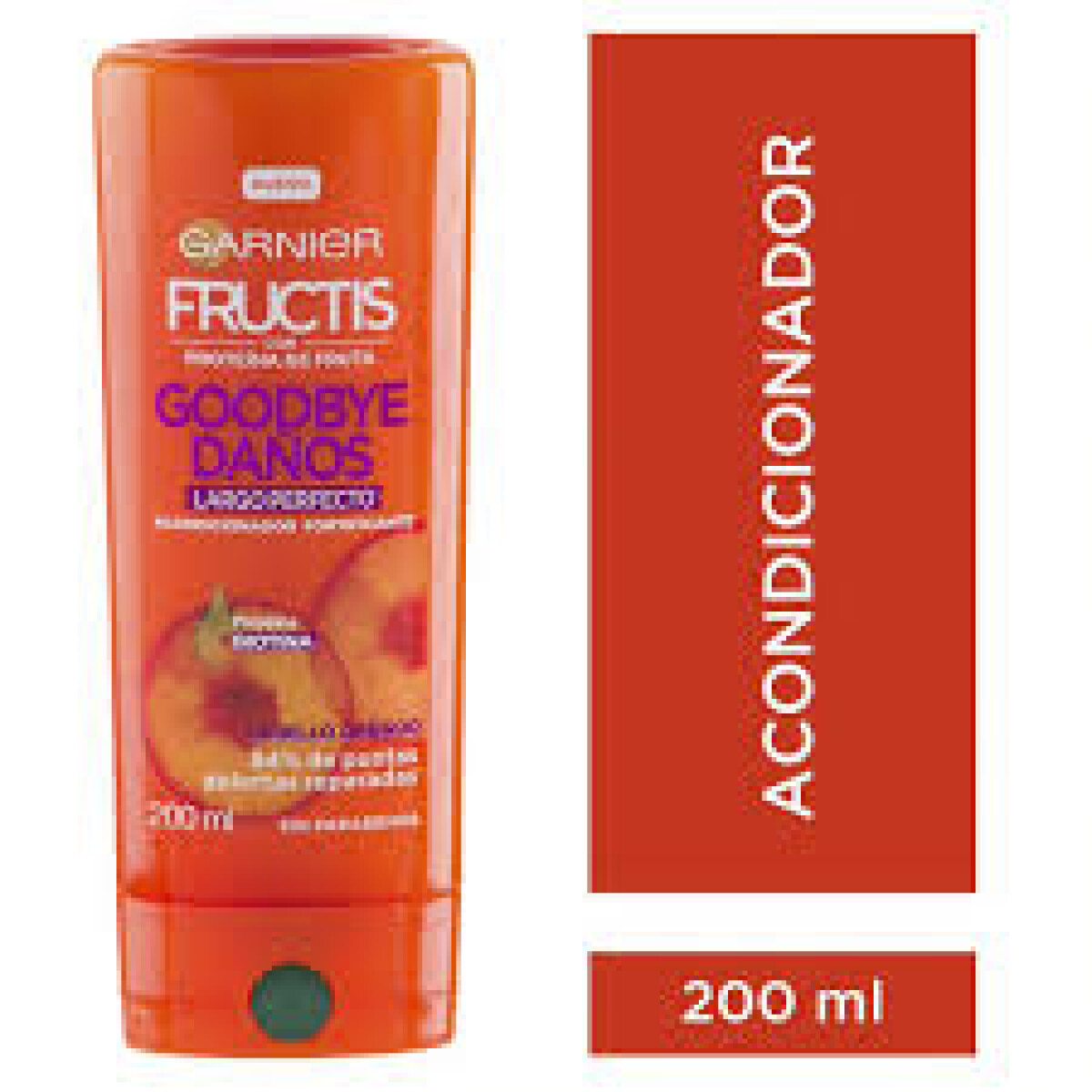Garnier Fructis Goodbye Daños Acondicionador 200 ml | Reparación y Suavidad para Cabello Dañado 