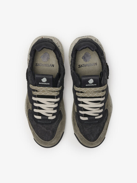 SHOES SATORISAN CHACRONA LINEN FUMO BLACK
