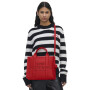 MARC JACOBS - THE LEATHER MEDIUM TOTE BAG Rojo