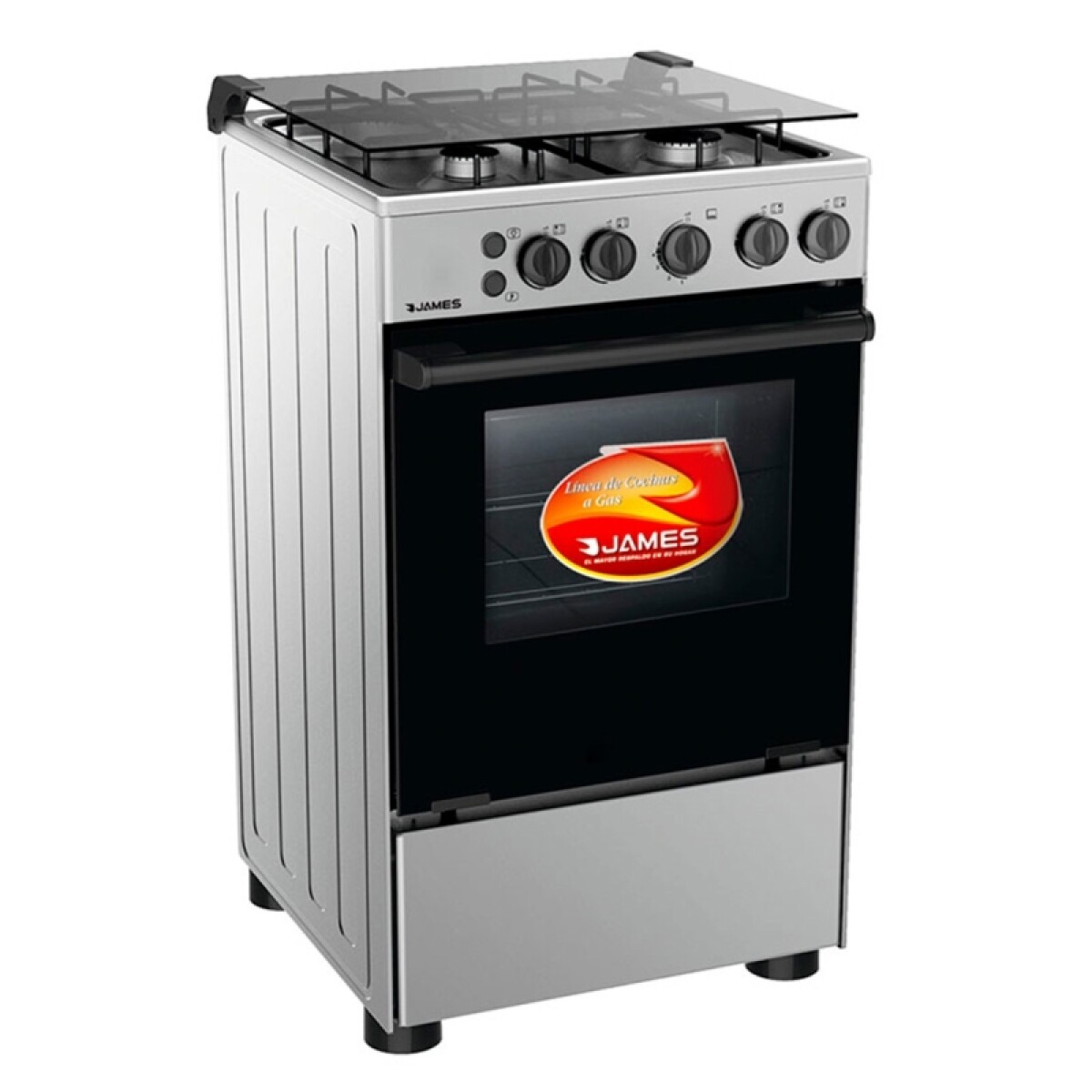 Cocina Gas James C-510 Inoxidable 4 Hornallas 