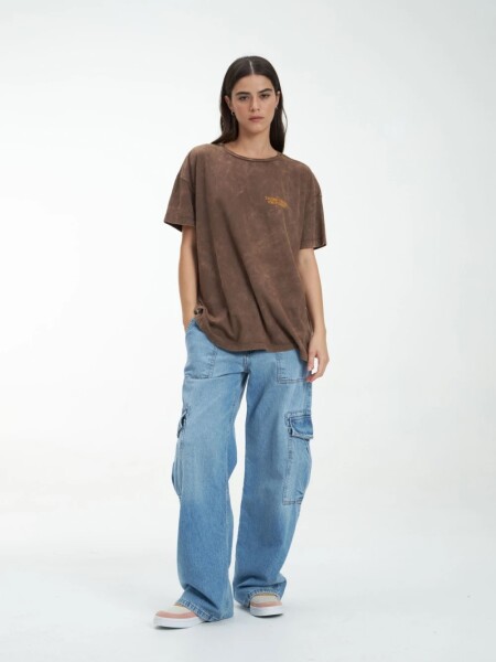 T-SHIRT UNIFORM EDINA MARRON