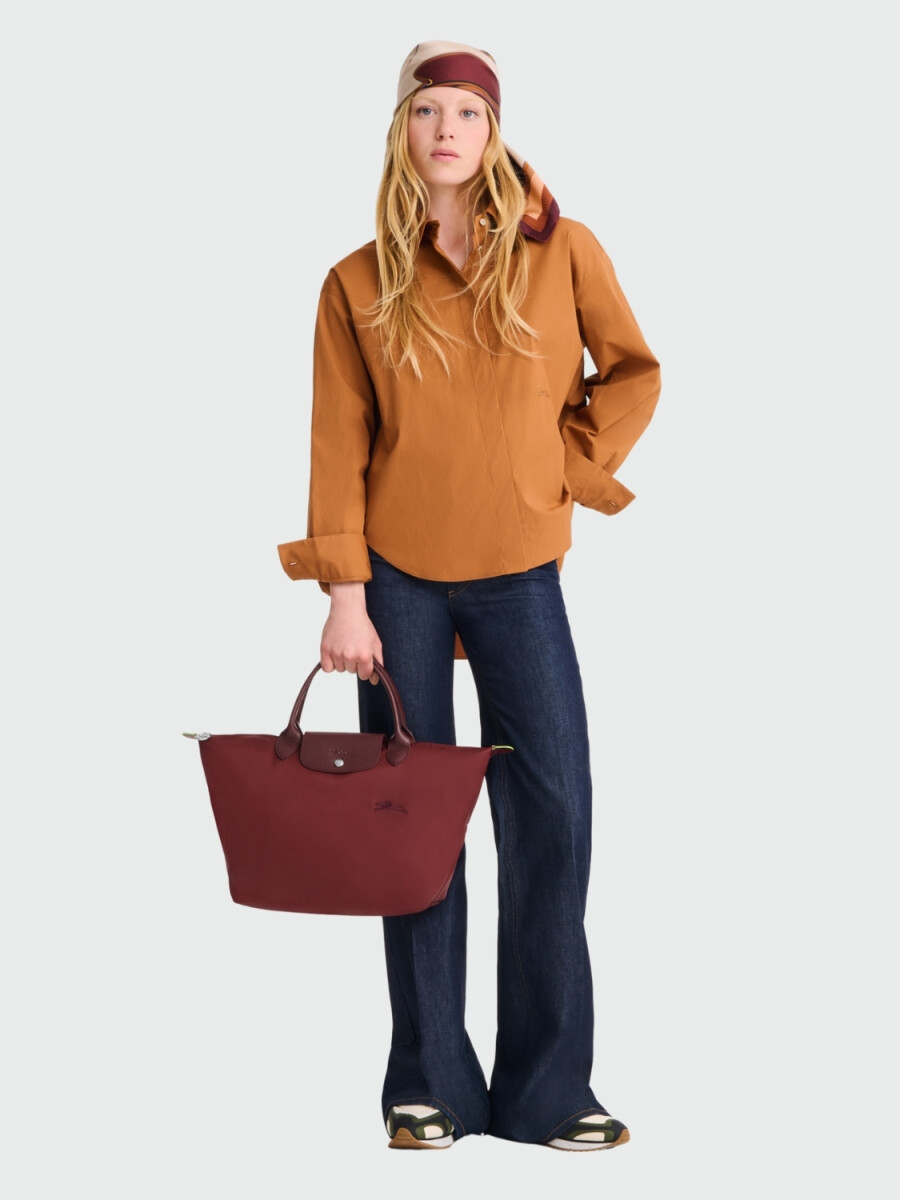 Le Pliage Green M Handbag 