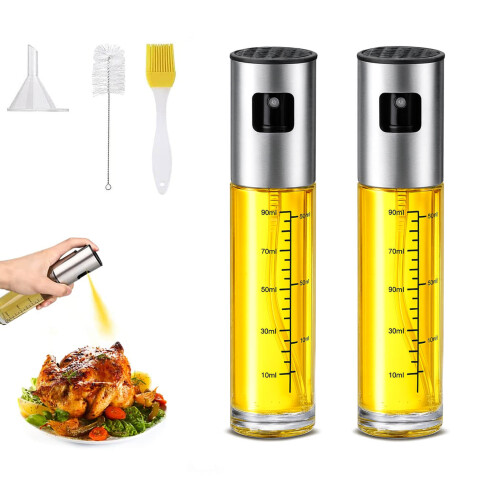 Juego de 2 Aceitera Rociador Spray Liquido Aceite Vinagre Cocina IMBACK Juego de 2 Aceitera Rociador Spray Liquido Aceite Vinagre Cocina IMBACK