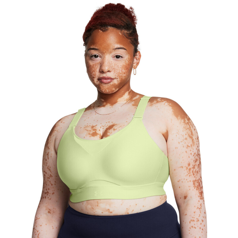 UA Infinity High 2.0 Bra-YLW GRN-383