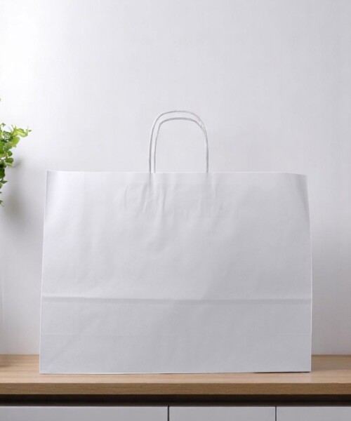 Bolsa lisa luna 43x12x32 cm BLANCO
