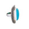 Anillo Vintage-Plata 925-Piedra Calcedonia-AN3256 conpiedra