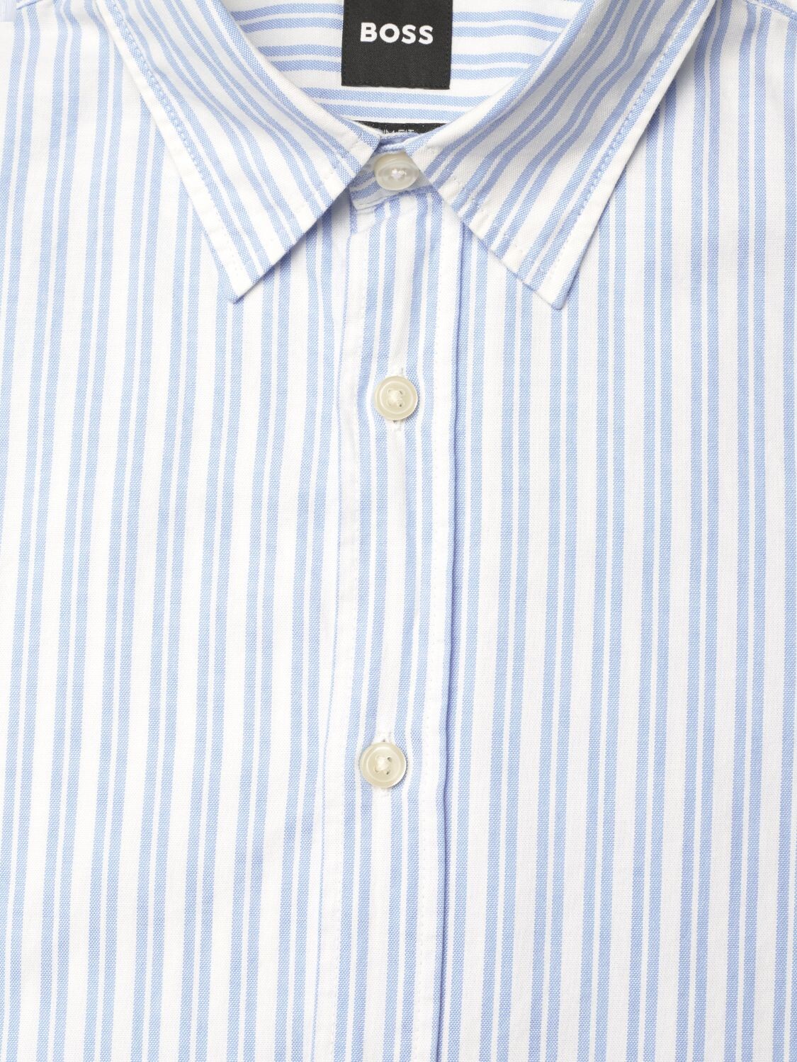 BOSS -Camisa de algodón manga larga, slim fit , S-ROAN-KENT 0