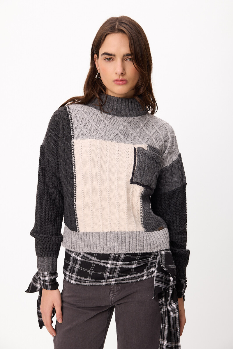 Sweater Lumber Gris
