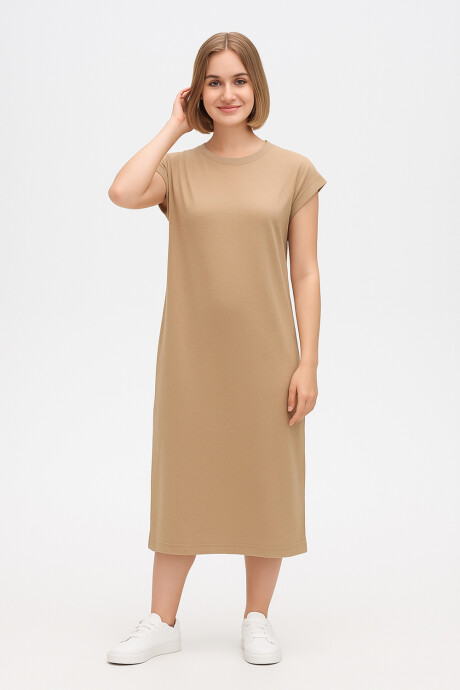 Vestido Canna Beige