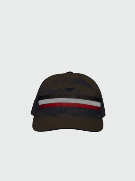 Moncler -Gorro con visera de algodón Azul Marino