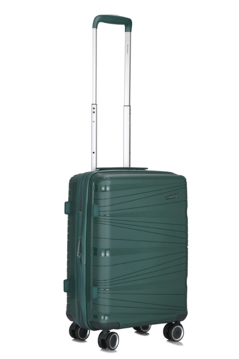 Valija rígida Discovery - chica 20" Verde