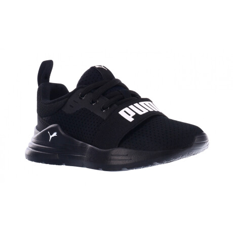Championes de Niños Puma Wired Run PS Negro - Blanco