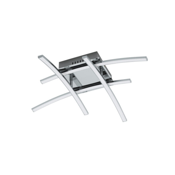 Lámpara de techo LED acero cromado 20W IP20 NEVADO EG1146