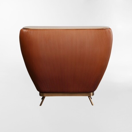 MESA DE BAR RIO BROWN Cognac - -