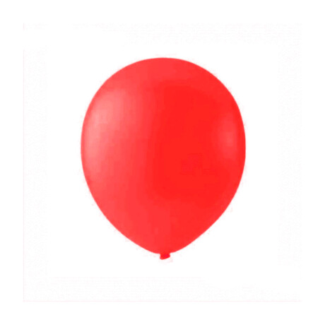 Globo Abanti 18" x 5 Rojo