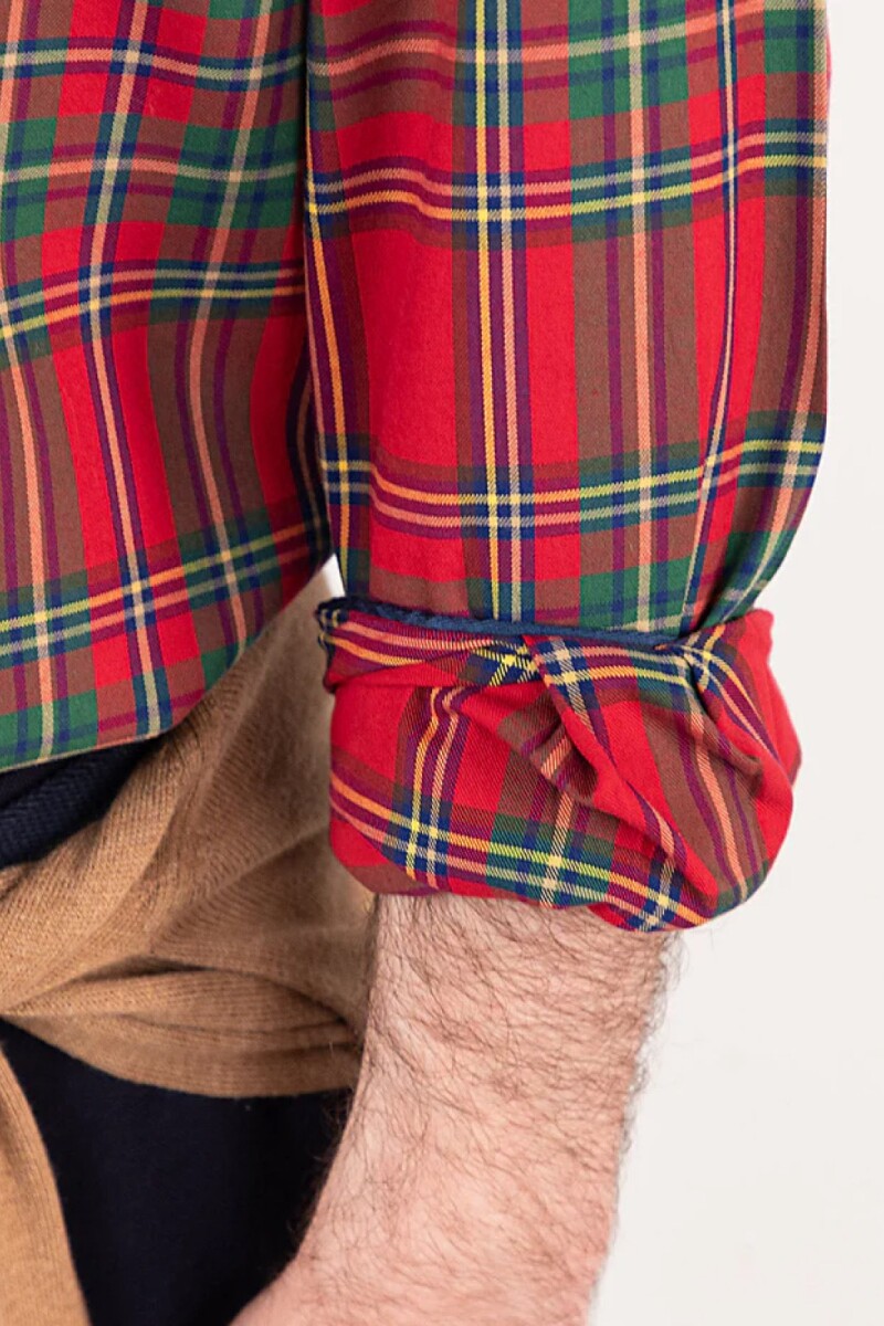 Camisa Tartan Roja