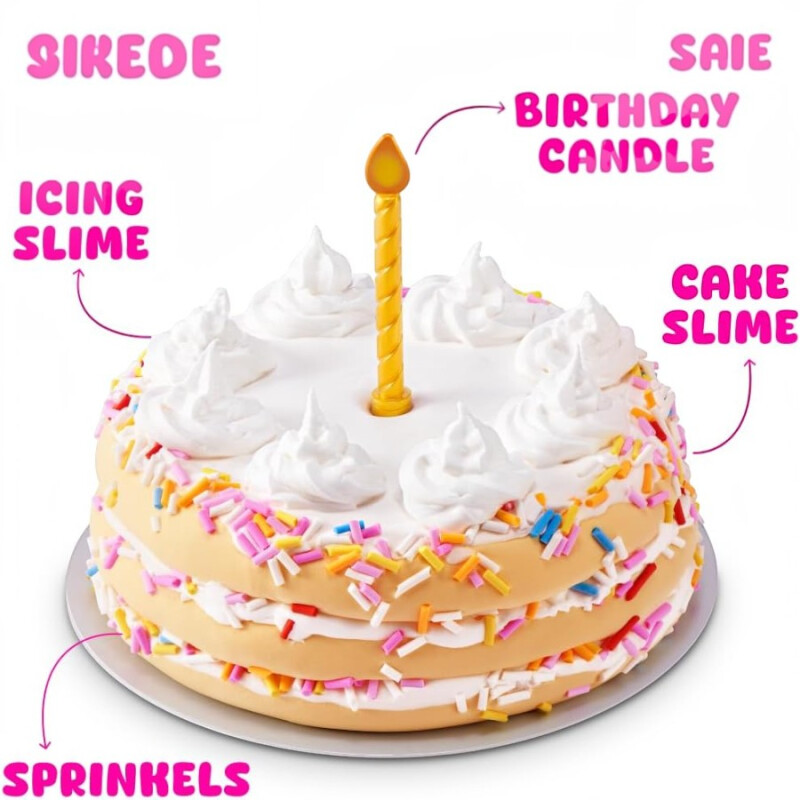 Slime ZURU Slime Mart Torta Cumpleaños Slime ZURU Slime Mart Torta Cumpleaños