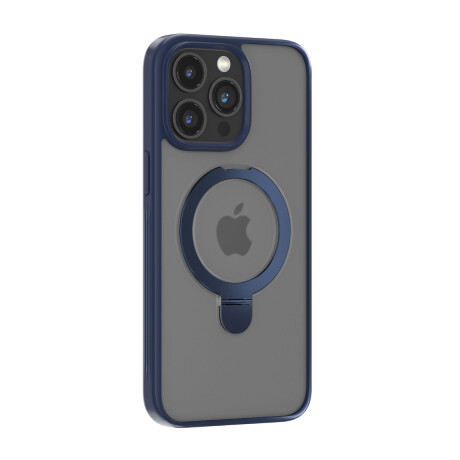 Protector Case Delight Series MagSafe Devia con Soporte para iPhone 15 Pro Blue