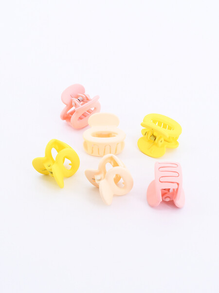 PINZAS PACK X 6 MULTICOLOR