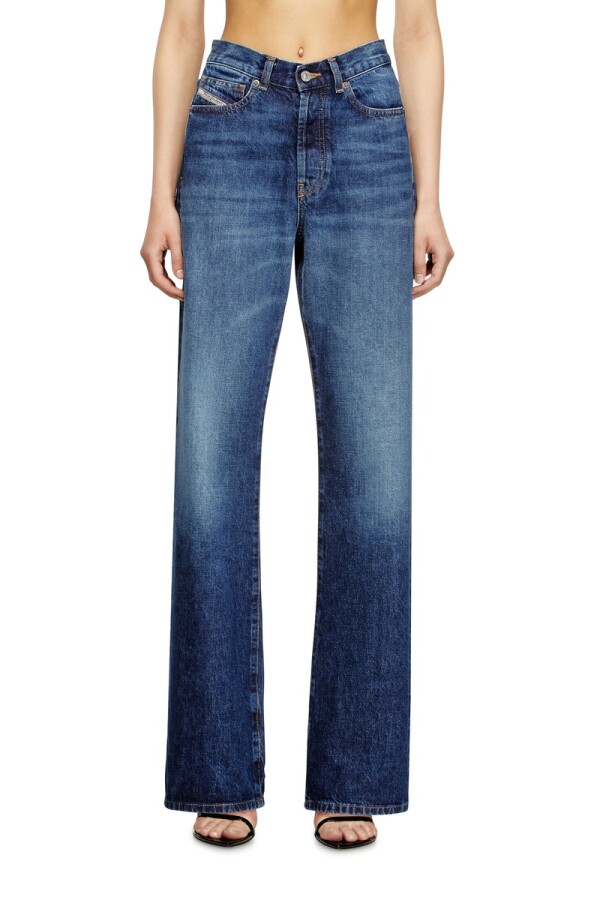 Jean Para Mujer Regular - 1971 D-Sent Azul Medio